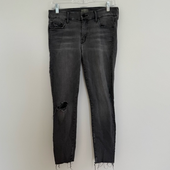 Mother Gray Skinny Jeans‎ Sz 30 - Picture 2 of 16
